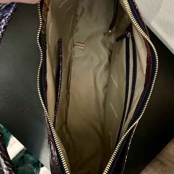 Authentic Brahmin Bekka Autumn Ombré Melbourne Shoulder Bag - Picture 8 of 12